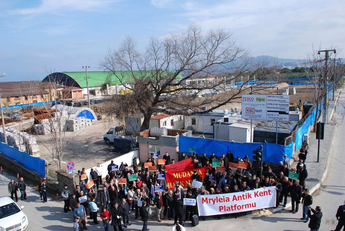 Antik Kentin Müze Olması İçin Eylem Yaptılar
