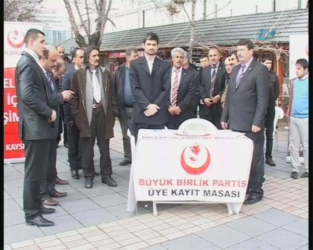 BBP Kayseri\'de 100 Bin Üye Hedefliyor