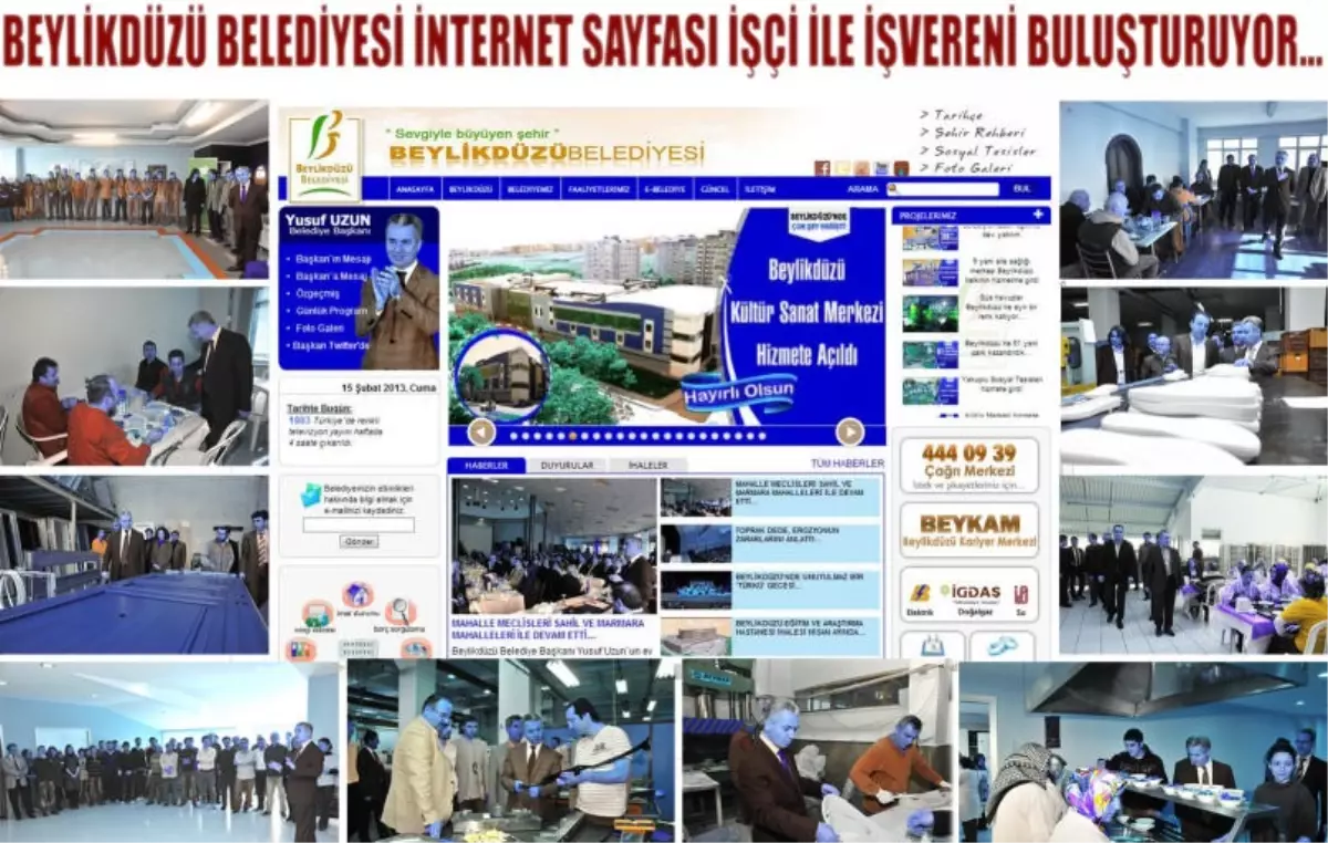 Beylikdüzü Belediyesi İnternet Sayfası İşçi ile İşvereni Buluşturuyor