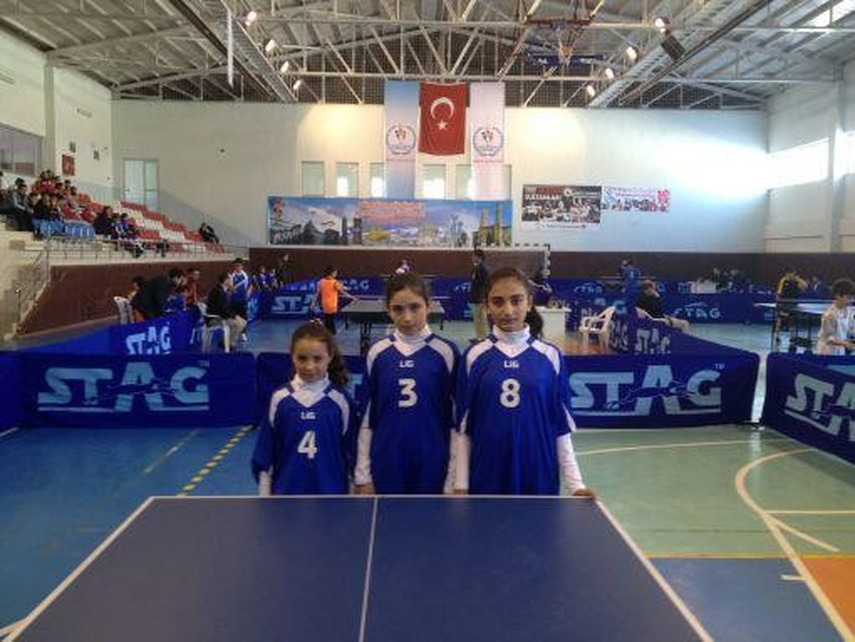 Tenis\'te Tepecik İlköğretim Okulu Öğrencileri İl Birincisi Oldu
