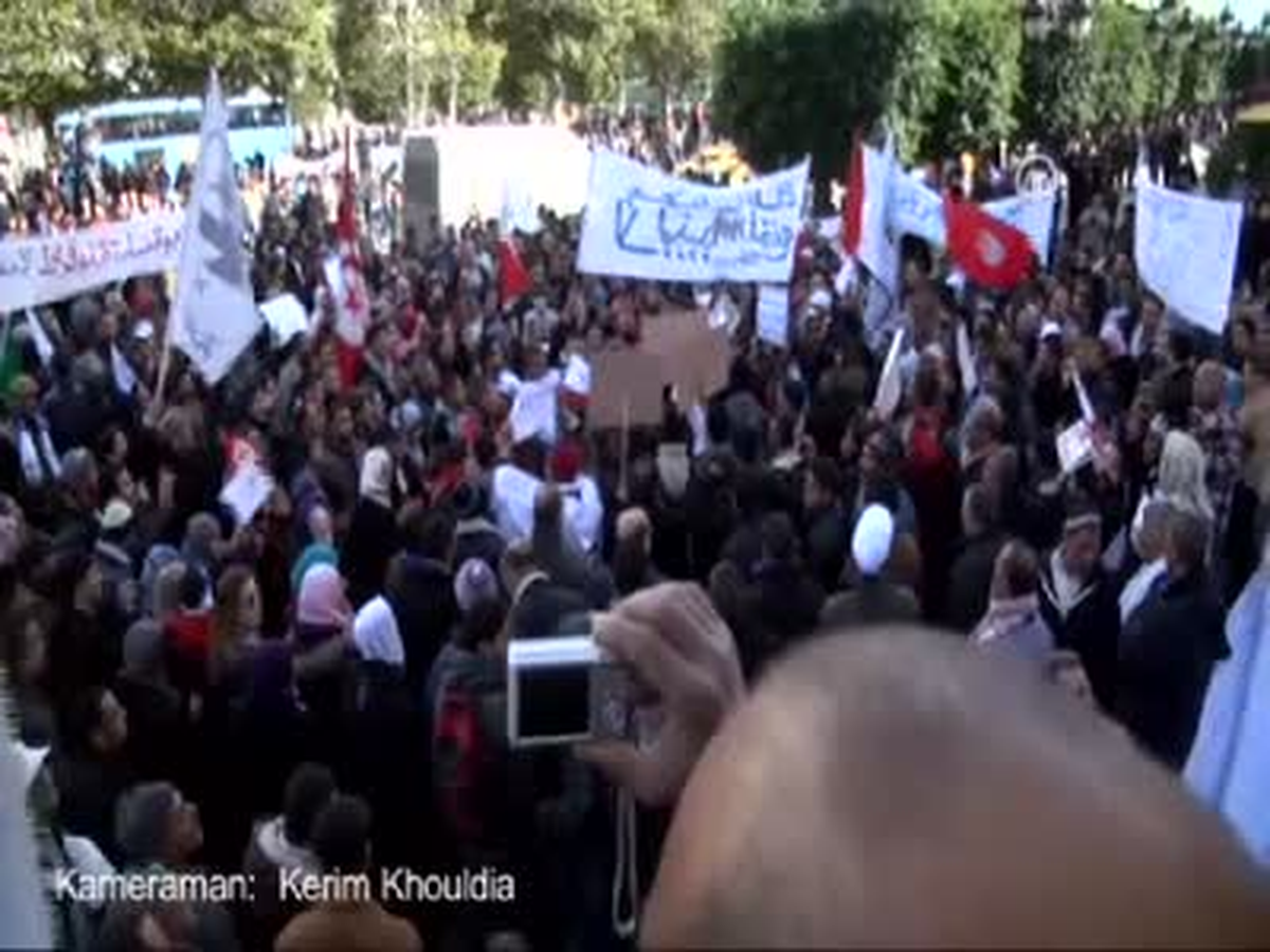 Tunus\'ta "Milyonluk Gösteri"