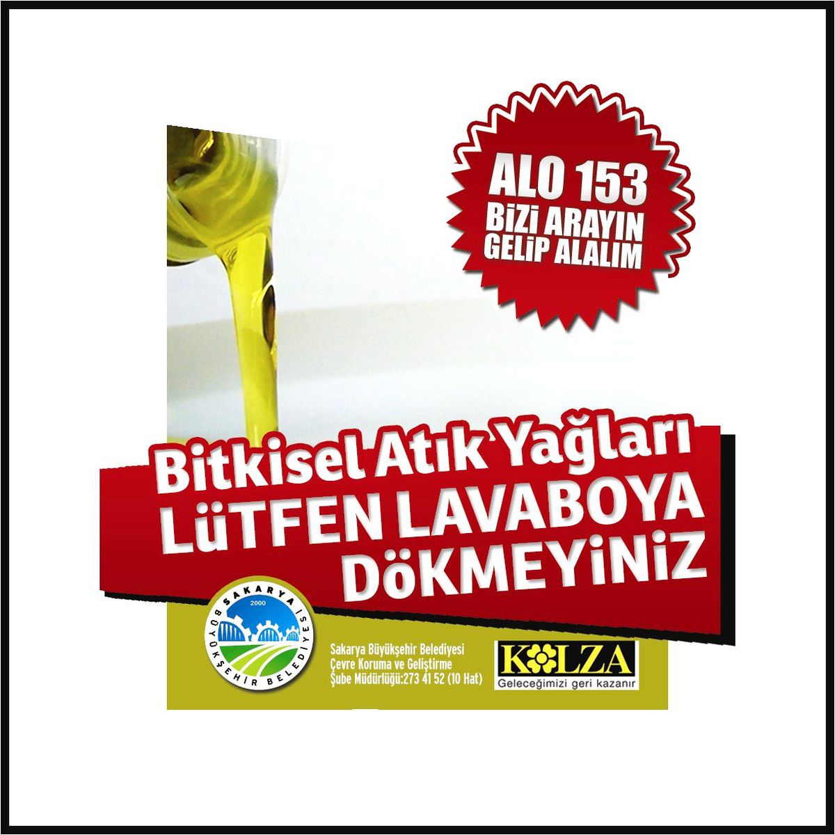 Atık Bitkisel Yağ Üreticilerine Sıkı Denetim