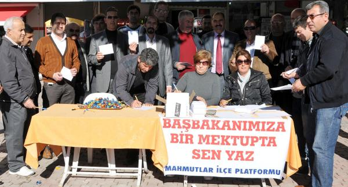 Başbakan\'a \'İlçe Olmak İstiyoruz\' Mektubu