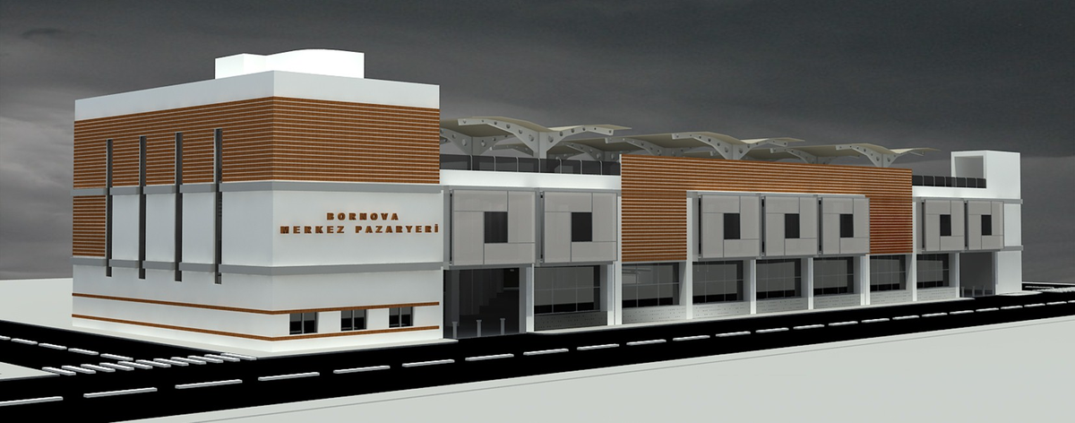 Bornova Merkez Pazaryeri İnşaatı Başladı