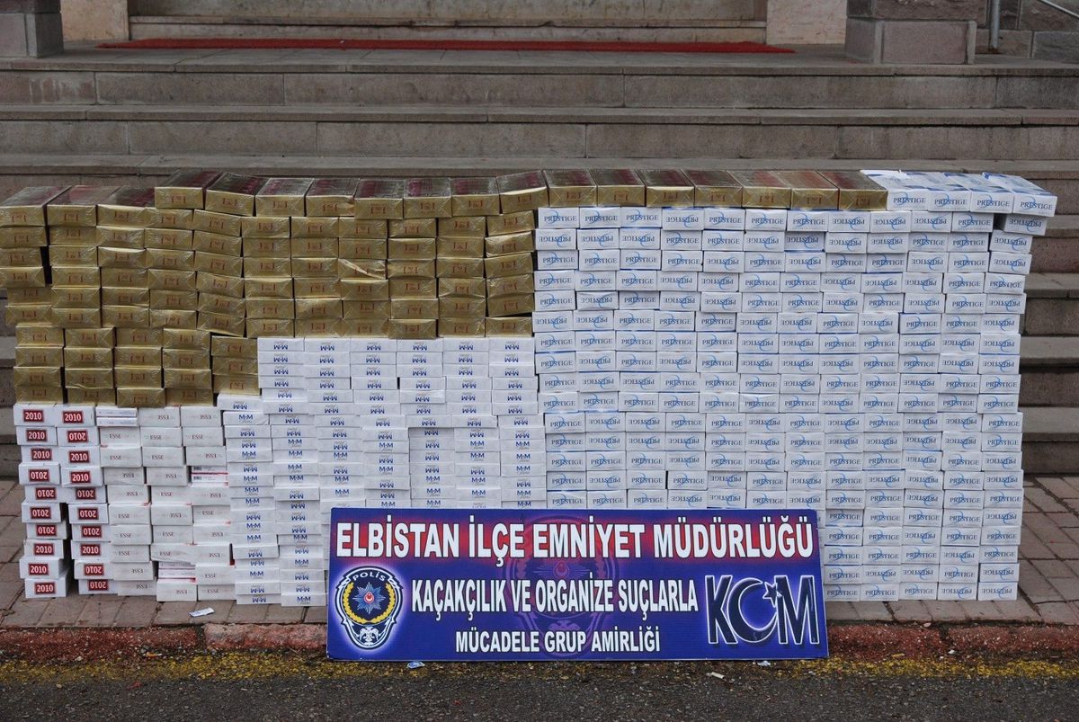 5 Bin 500 Paket Kaçak Sigara Ele Geçirildi