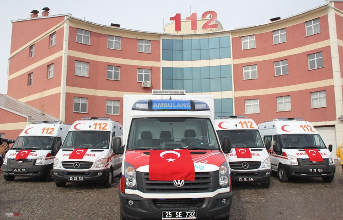 Sağlık Bakanlığı\'ndan Erzurum\'a 5 Yeni Ambulans