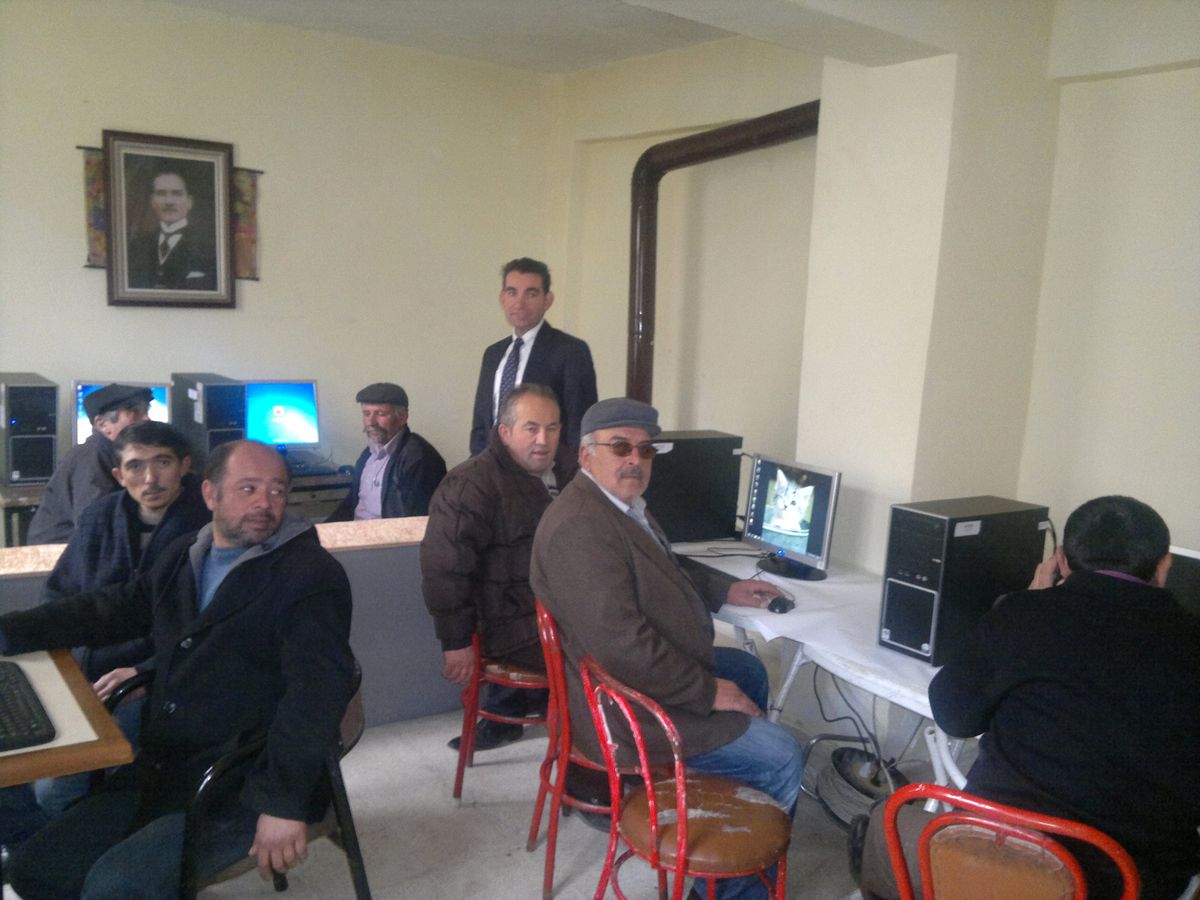 Sarıkızlı Köyünde Bilgisayar Kursu