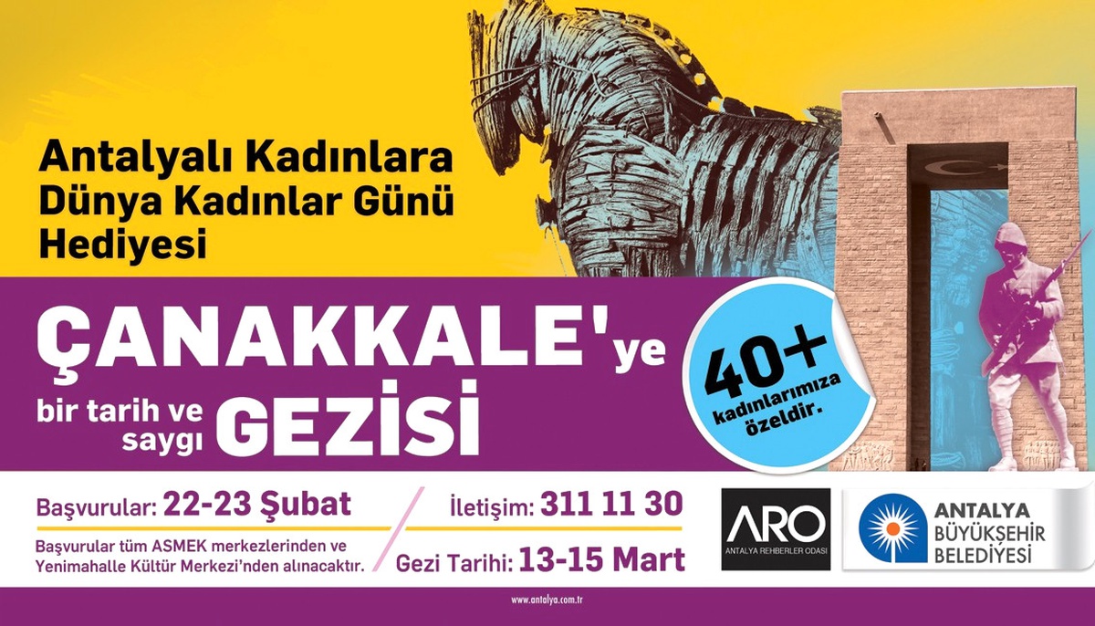 Büyükşehir, Kadınları Çanakkale\'ye Götürüyor