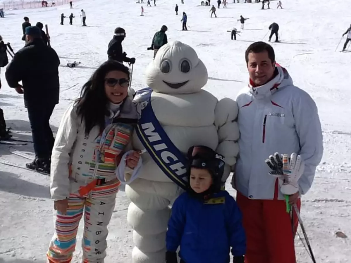 Michelin Lastik Adam Kış Ziyaretlerinde