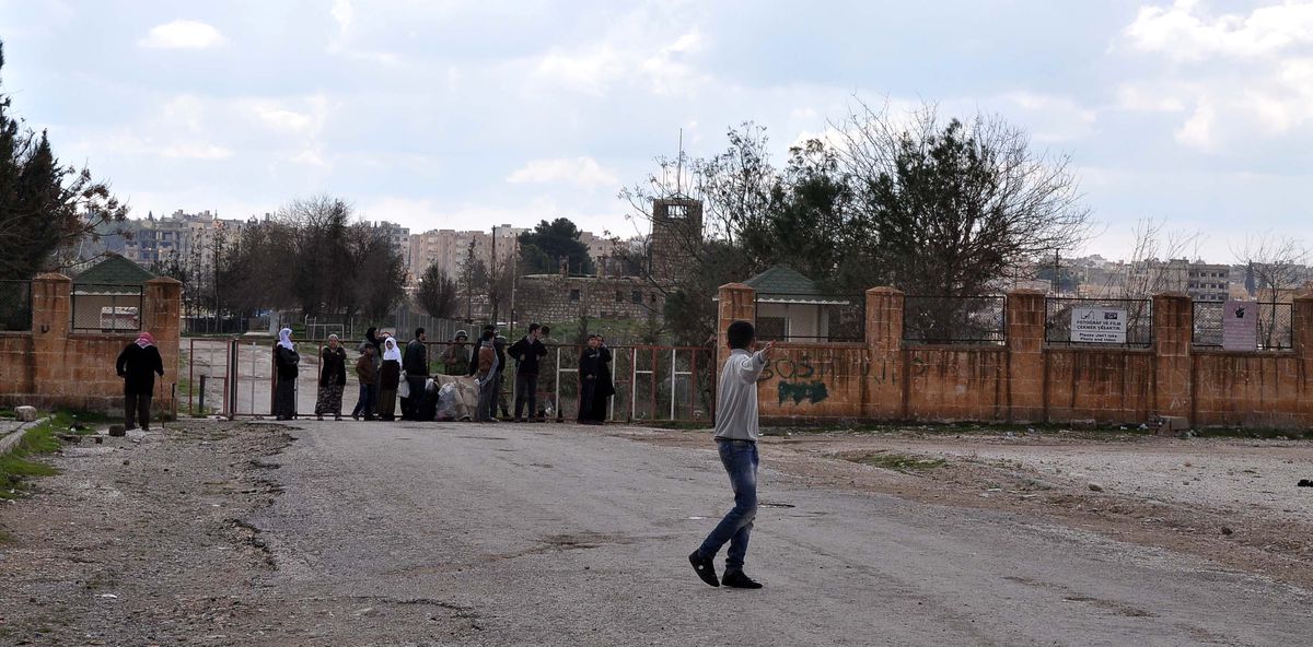 Nusaybin\'deki Suriyeli Aile Ülkelerine Gitmek İstedi