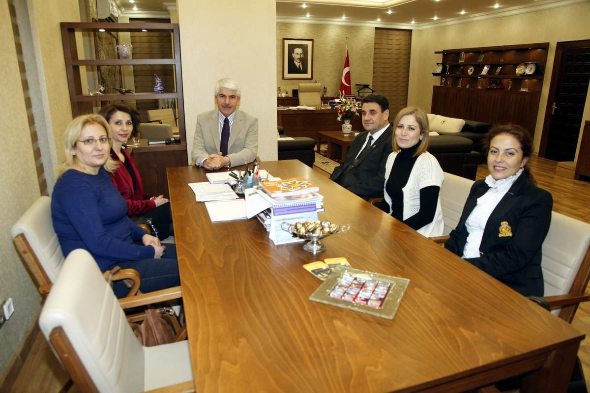 Eğitimcilerden Başkan Sakallı\'ya Ziyaret