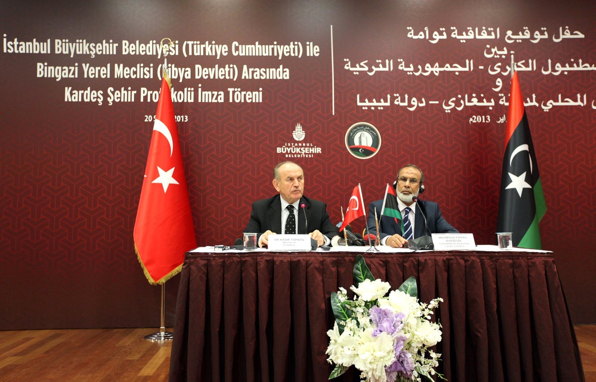 İstanbul ile Bingazi Kardeş Şehir Oldu