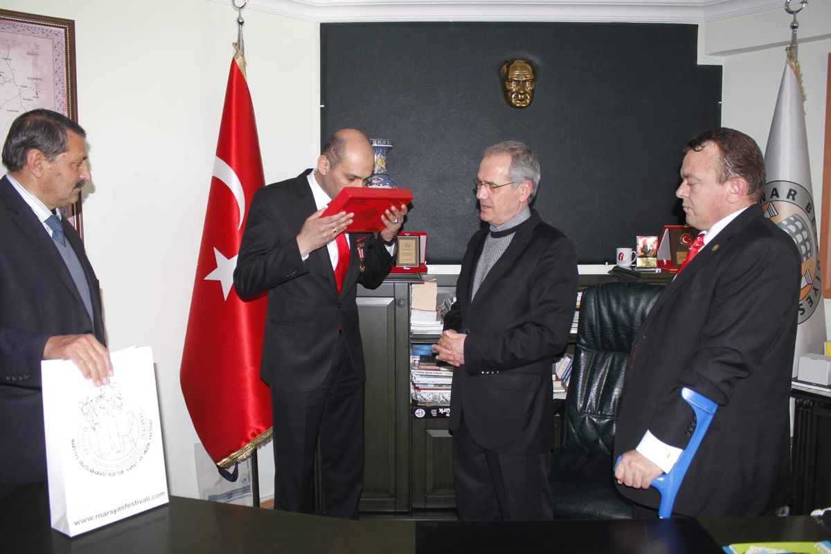 Kumartaşlı\'dan Dinar Protokolüne Ziyaret