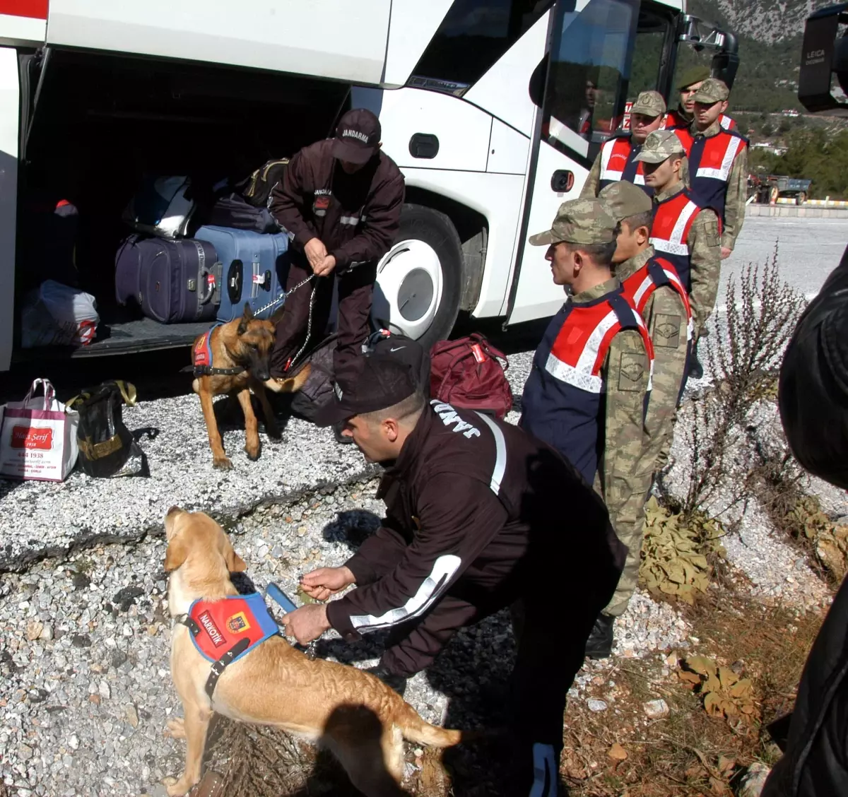 Muğla Jandarmasından Hem Eğitim Hem de Uygulama