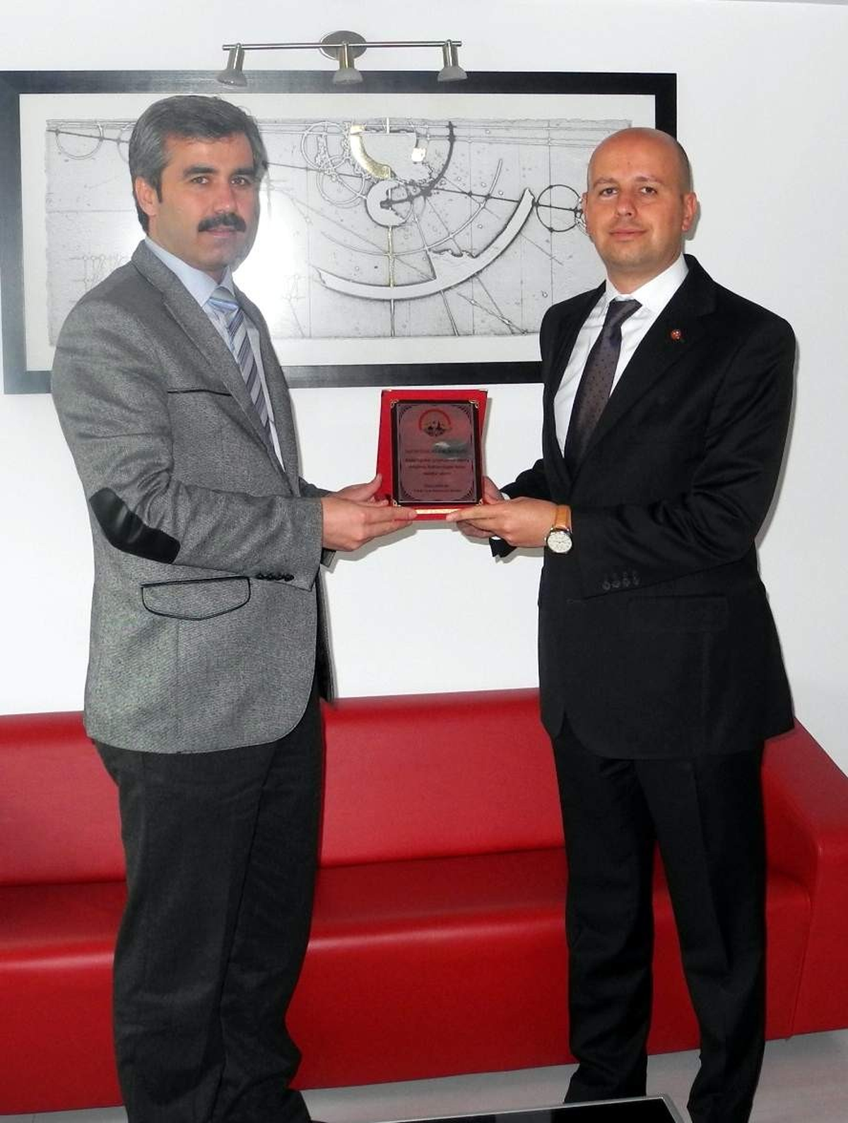 Tarım İl Müdürlüğü, Kayserigaz\'a Plaket Verdi