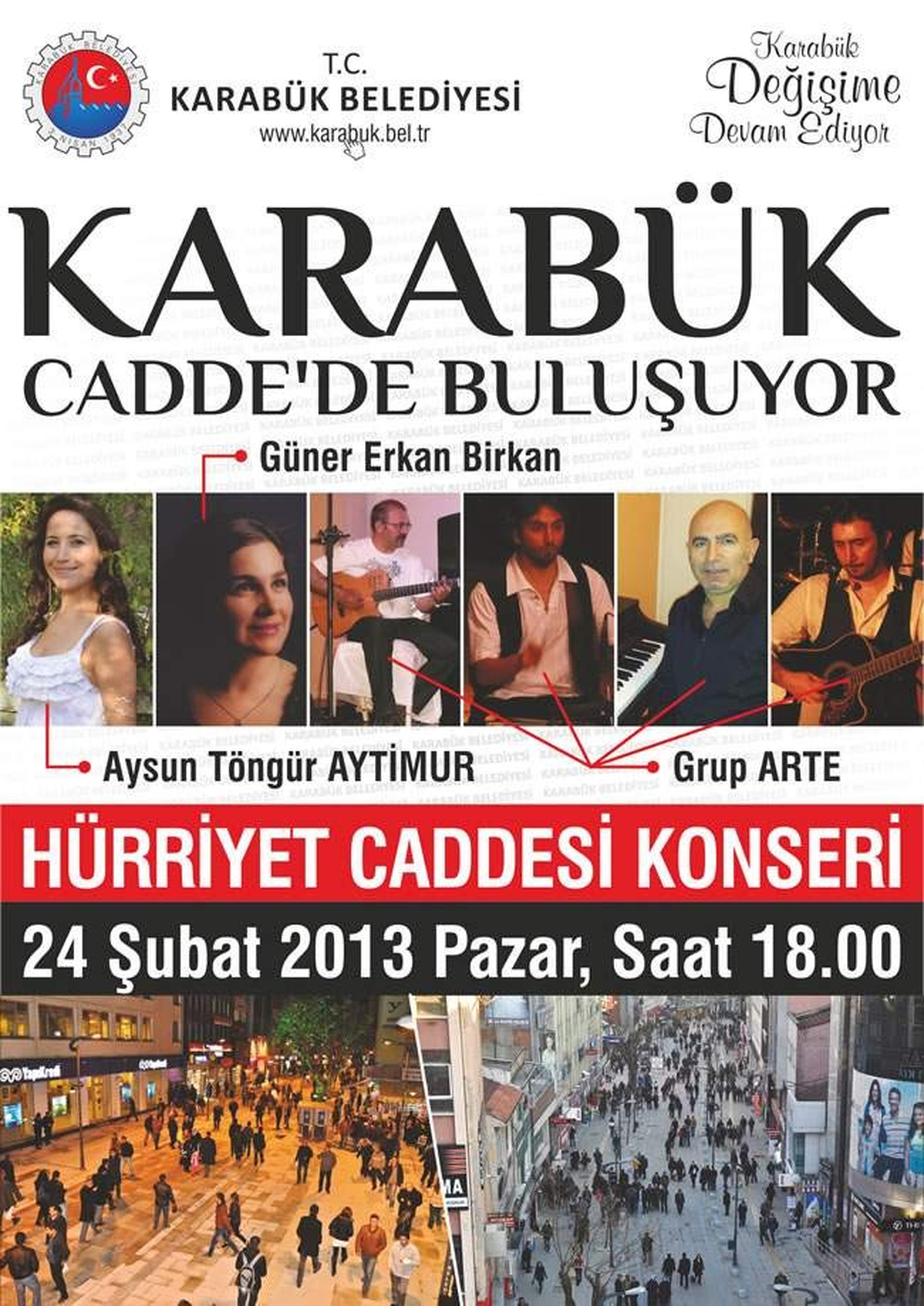Hürriyet Caddesi\'nin Açılışı Yapılacak