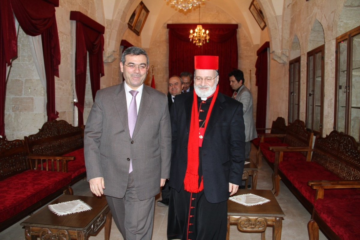 Mardin Müftüsü Coşkun\'dan Metropolite Ziyaret