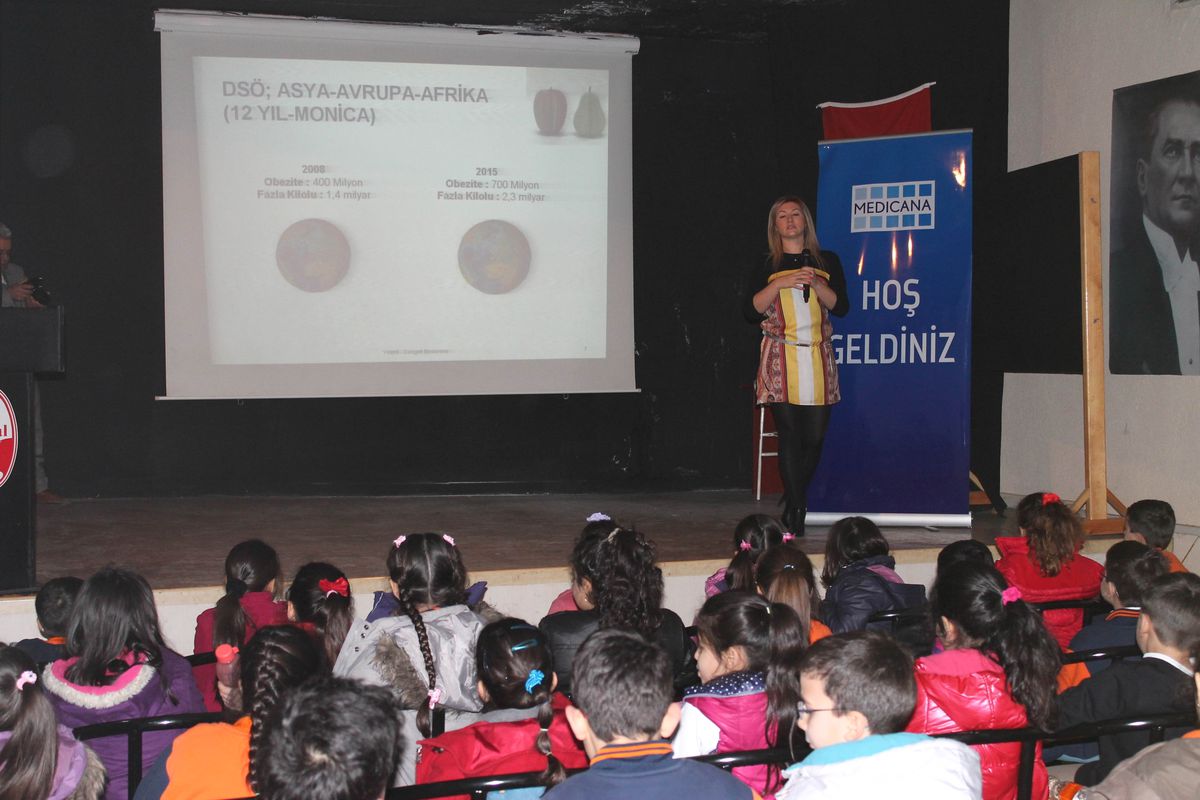 Öğrencilere Dengeli Beslenme Semineri