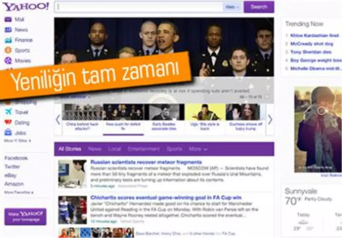 Yahoo\'nun Yeni Yüzüne Merhaba Deyin