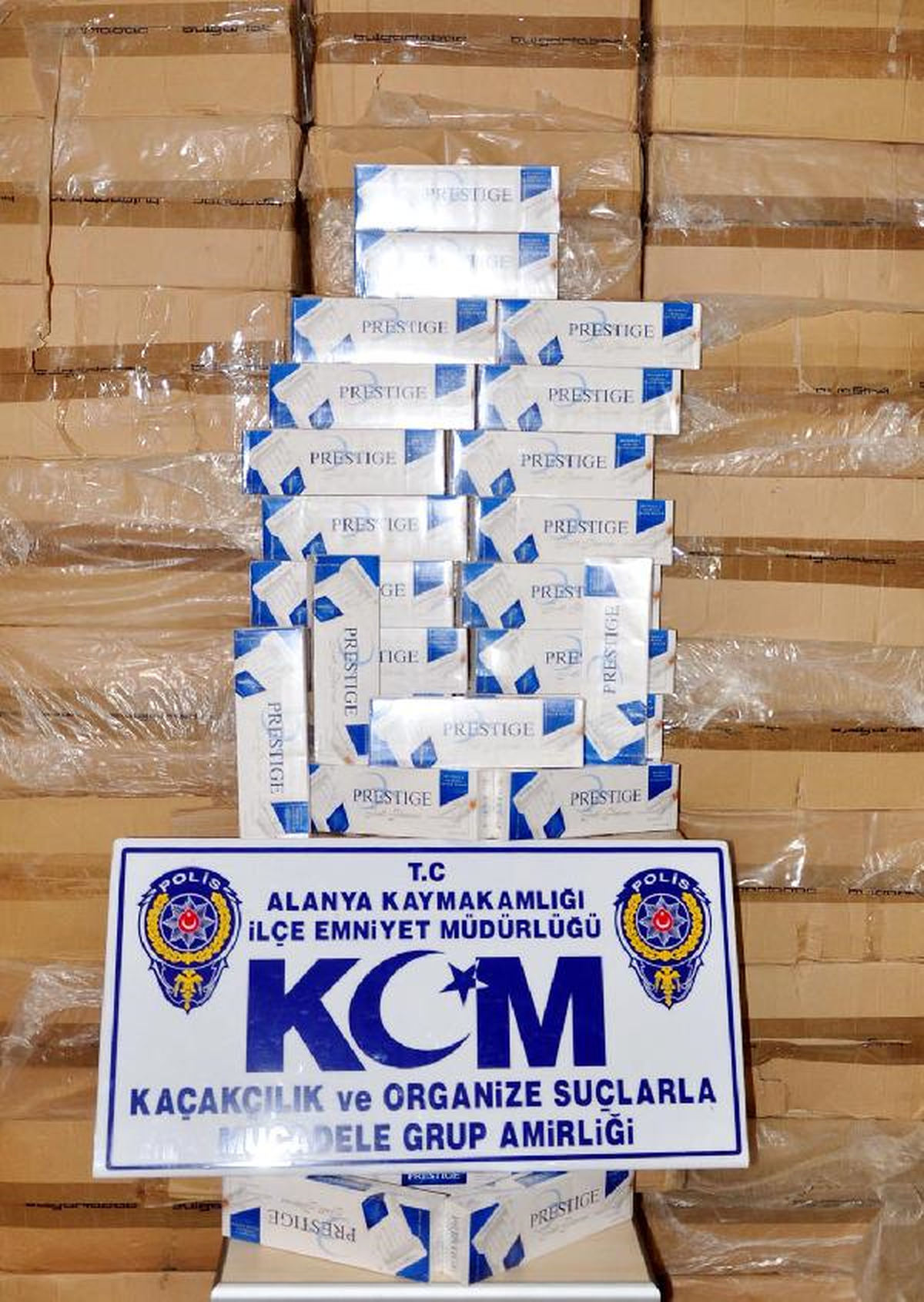14 Bin 493 Paket Kaçak Sigara Ele Geçirildi