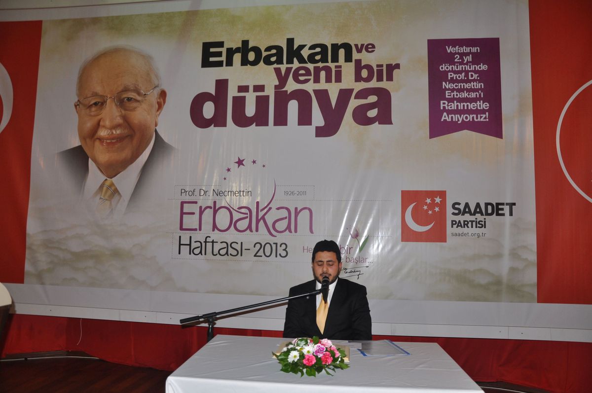 "Erbakan ve Yeni Bir Dünya" Toplantısı