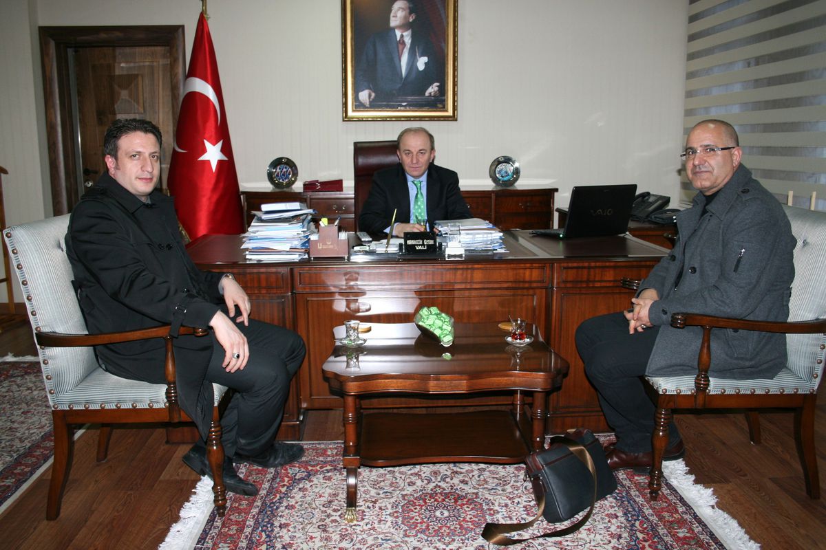 Genç Girişimcilerden Vali Öztürk\'e Ziyaret