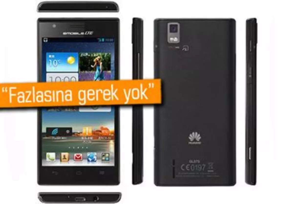 Huawei Ascend P2 4.7 İnç ve 720p Ekranla Geliyor