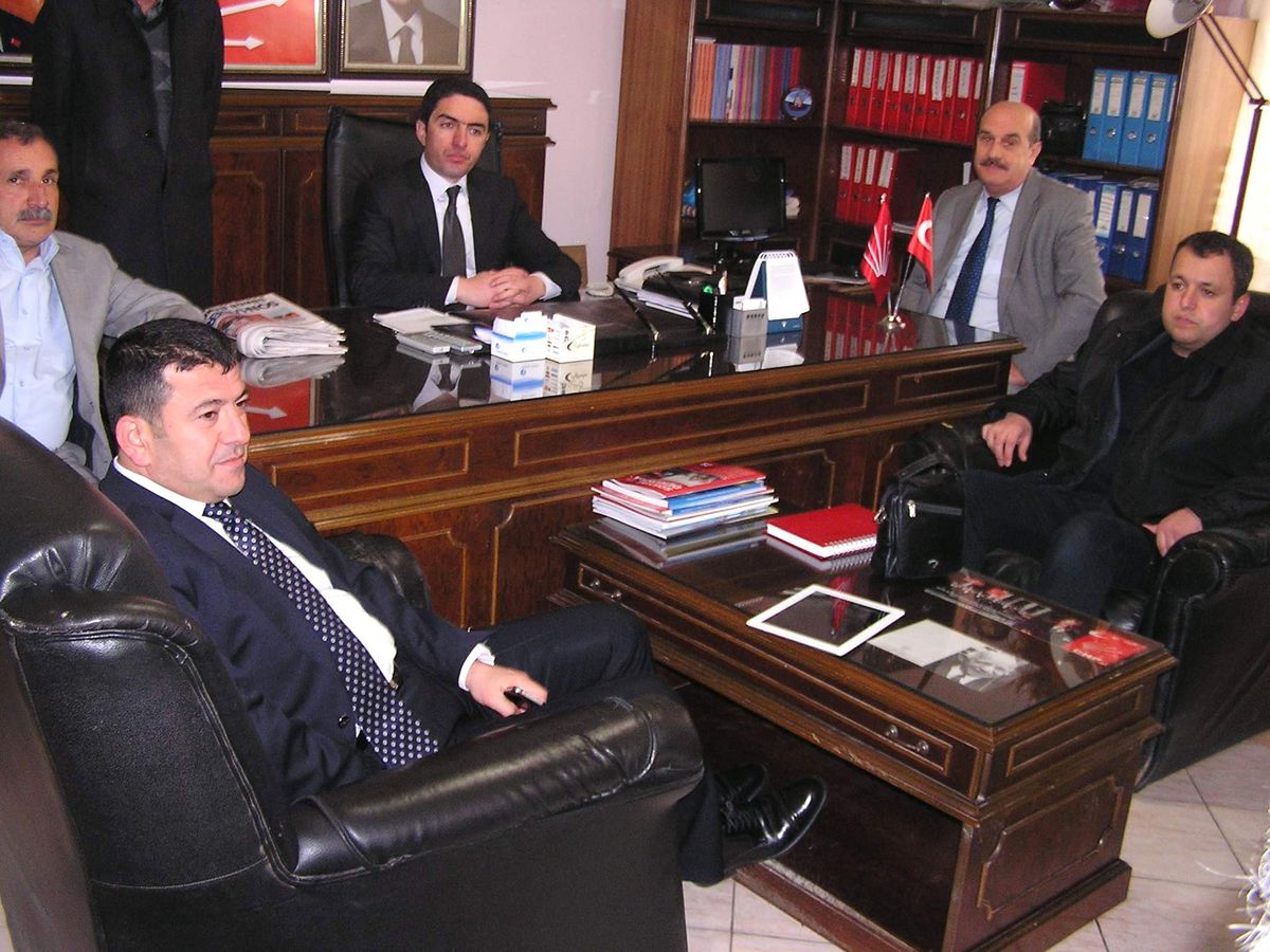 Mazlum Der Yöneticilerinden CHP\'ye Ziyaret