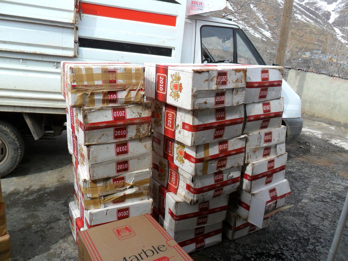 Şırnak\'ta 39 Bin Paket Kaçak Sigara Ele Geçirildi