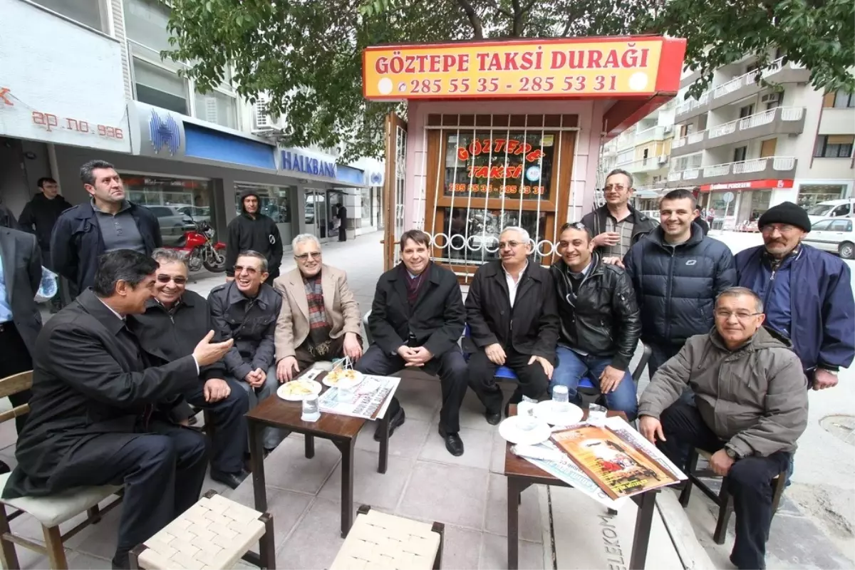 Taksiciler Dertlerini Konak Belediye Başkanı Konak Tartan ile Paylaştı