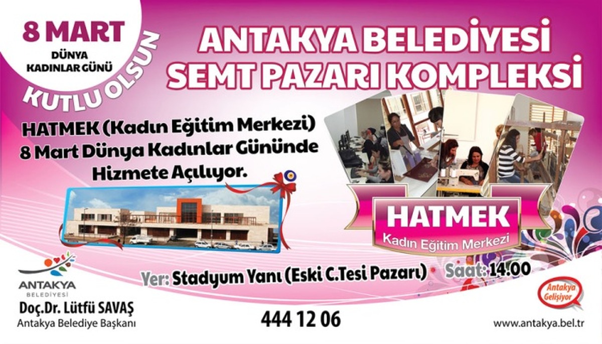 Antakya Belediyesi\'nden 8 Mart\'ta Kadınlara Jest