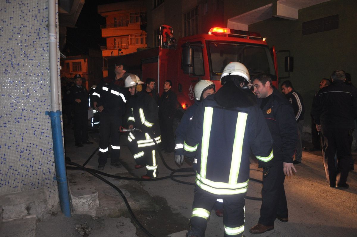 Bafra\'da Ev Yangını