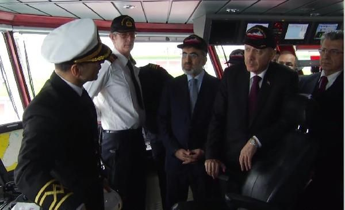 Başbakan Erdoğan, Barbaros Hayrettin Paşa\'nın Hizmete Alım Törenine Katıldı