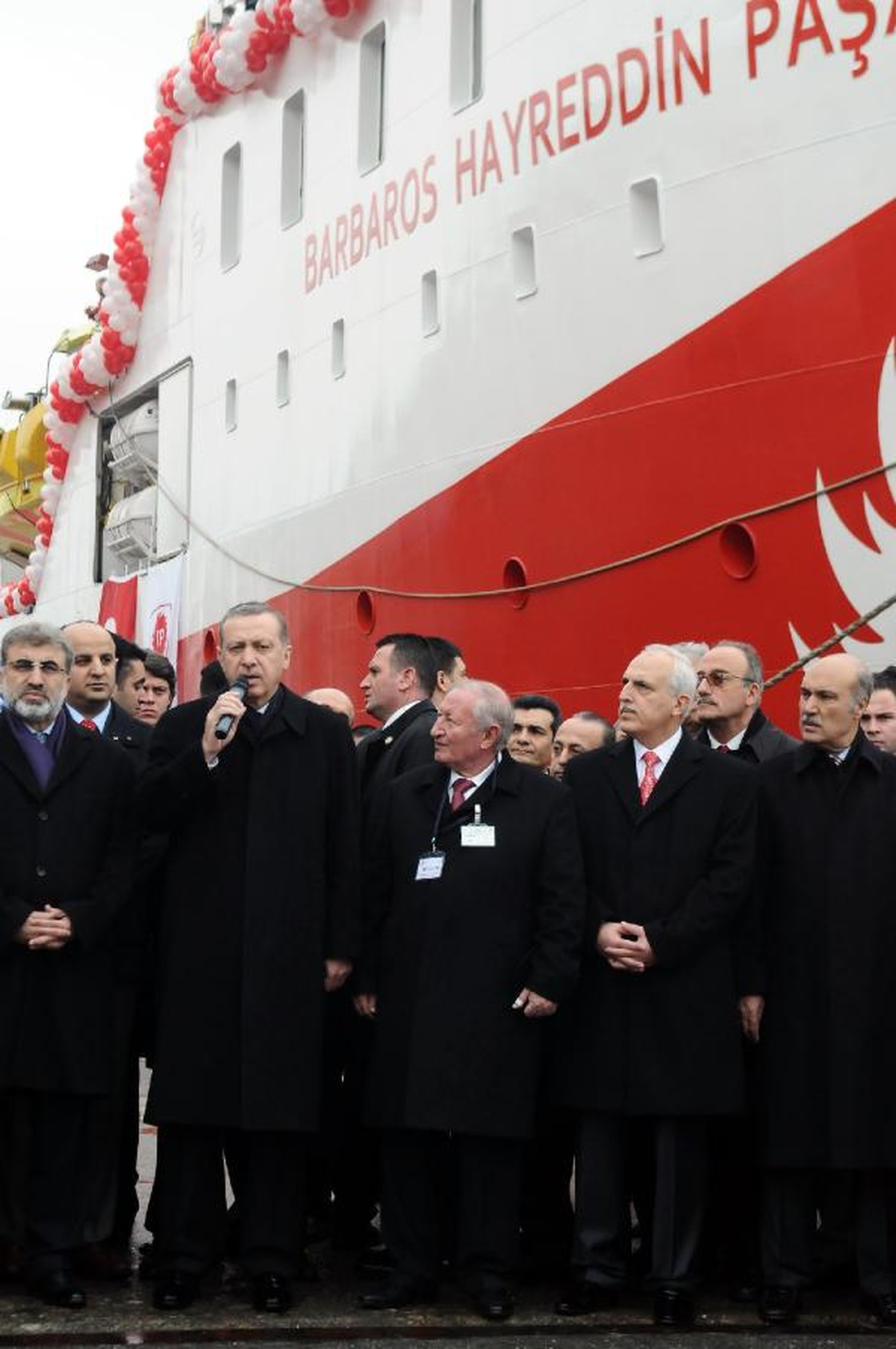 / Başbakan Erdoğan, Barbaros Hayrettin Paşa\'nın Hizmete Alım Törenine Katıldı