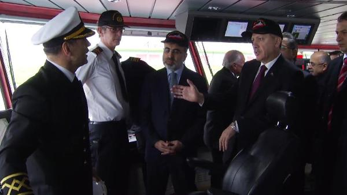 Başbakan Erdoğan, Barbaros Hayrettin Paşa\'nın Kaptan Köşkünde