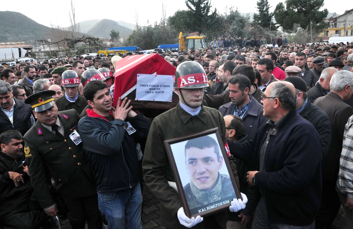 Fethiye Şehidini Uğurladı