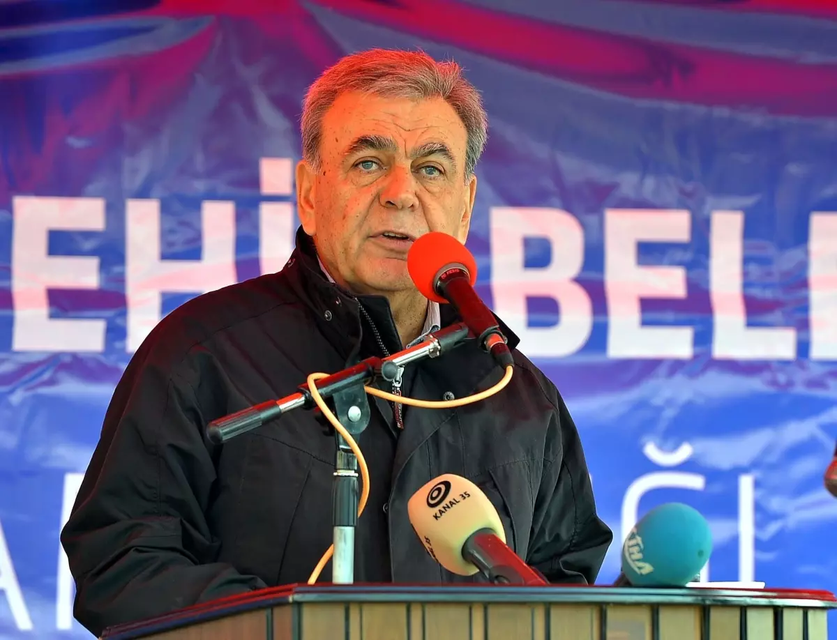 İzmir Büyükşehir Belediye Başkanı Kocaoğlu."Arazisini Temin Ettiğimiz Tüm Arsalara Spor Tesisi...