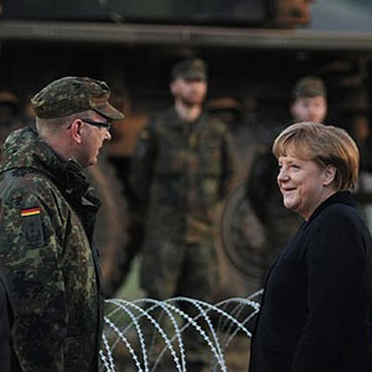 Merkel\'den Gazi Kışlası\'na Ziyaret