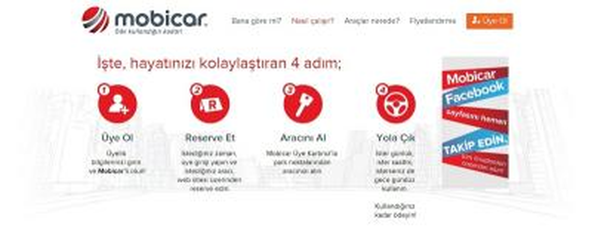 Yeni Araç Paylaşım Platformu: Mobicar!