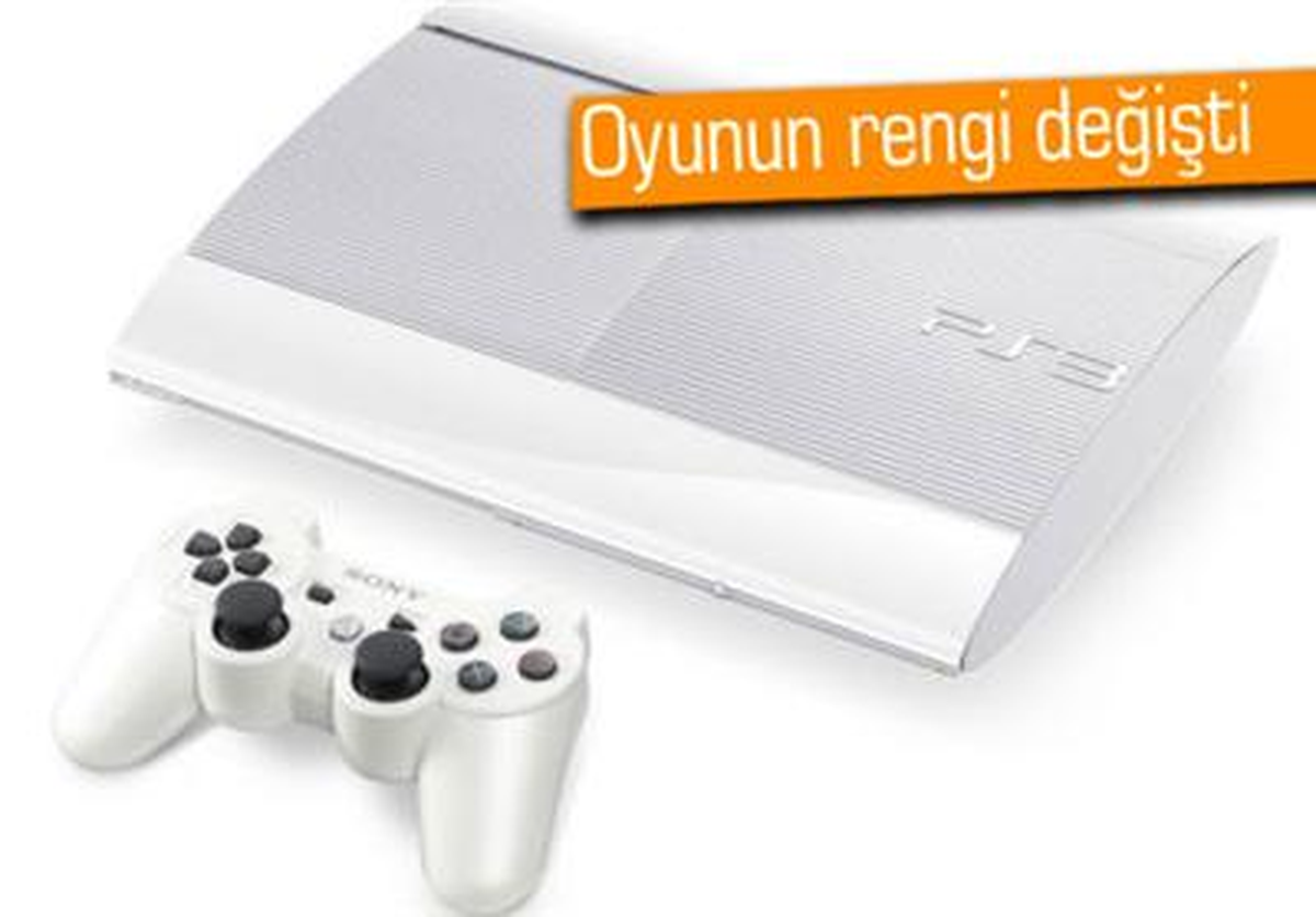 500 GB Beyaz PS3, Türkiye\'de Satışa Çıkıyor