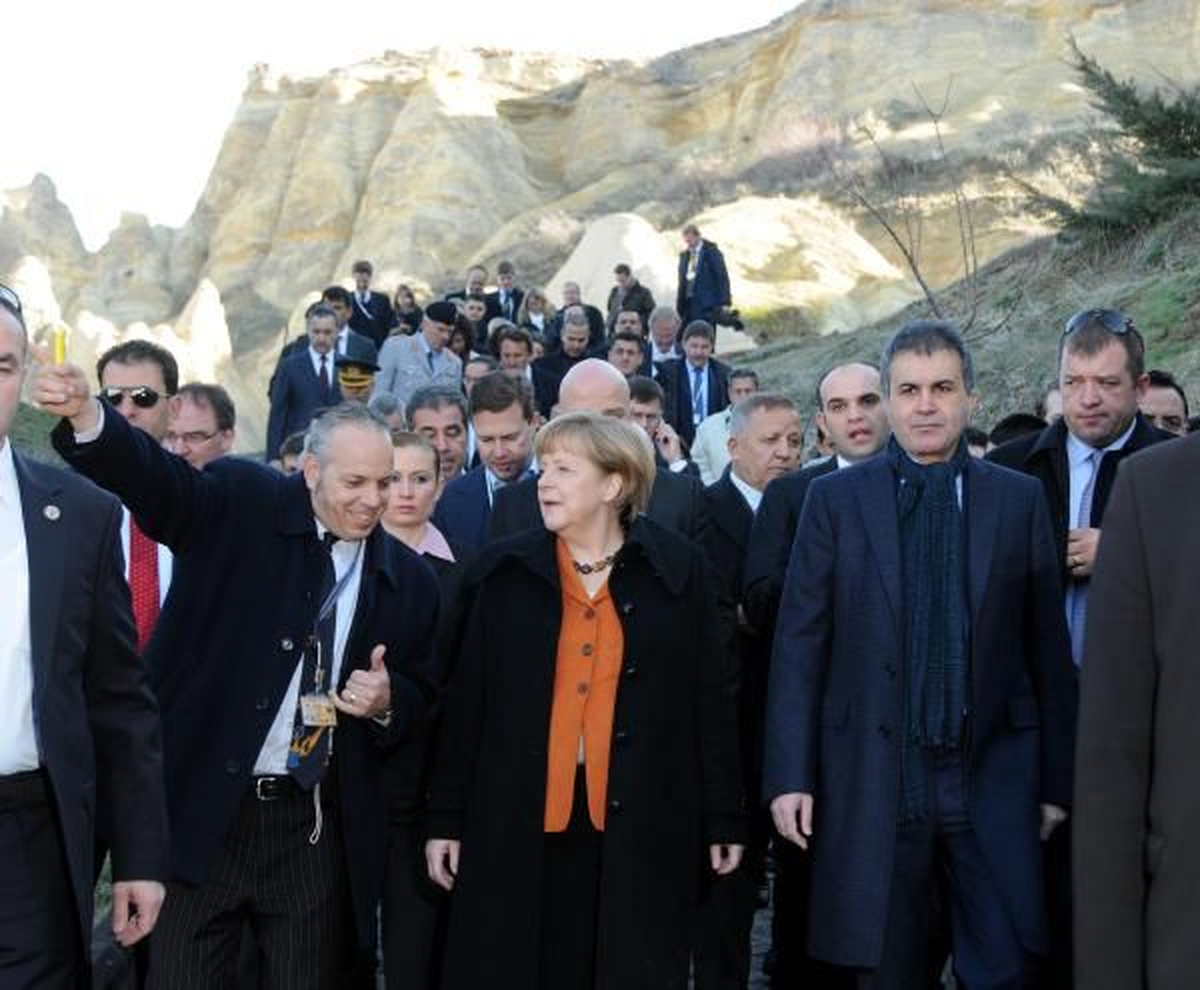 Almanya Başbakanı Merkel, Nevşehir\'i Gezdi