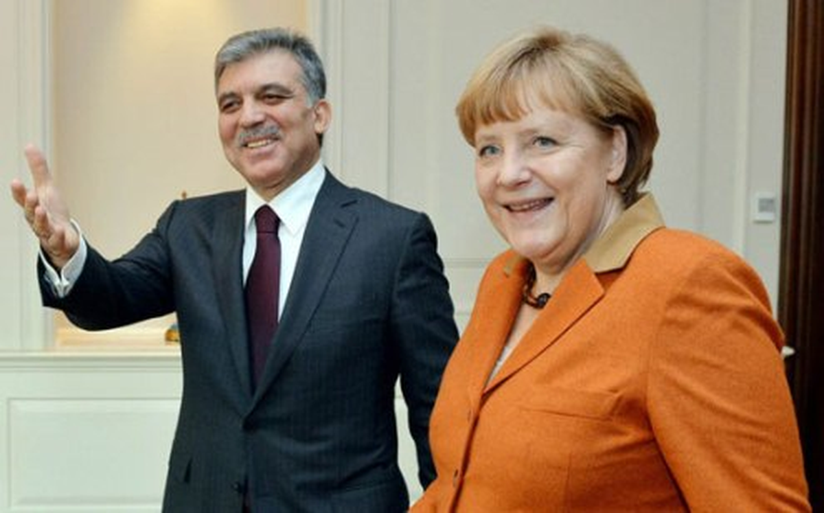 Gül\'ün Almanya Başbakanı Merkel\'i Kabulü