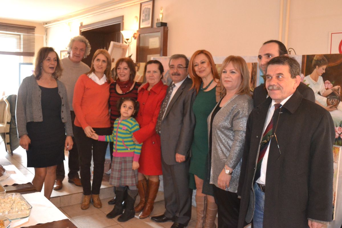 Kursiyerlerden Resim Sergisi