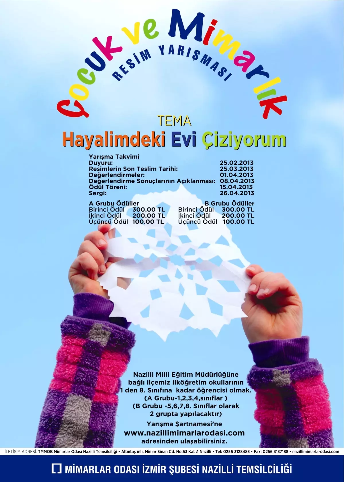 Nazilli\'de Mimarlardan Öğrencilere Ödüllü Resim Yarışması