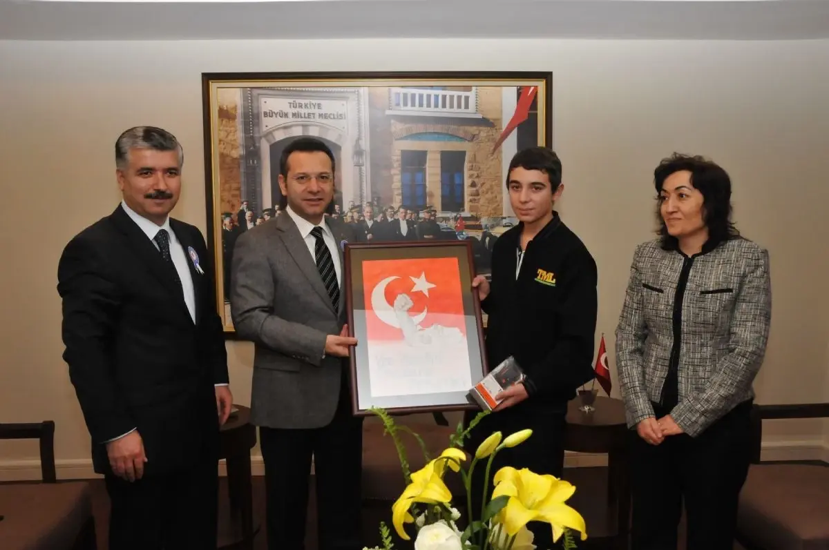 Vergi Dairesi'nden Vali Aksoy'a Ziyaret