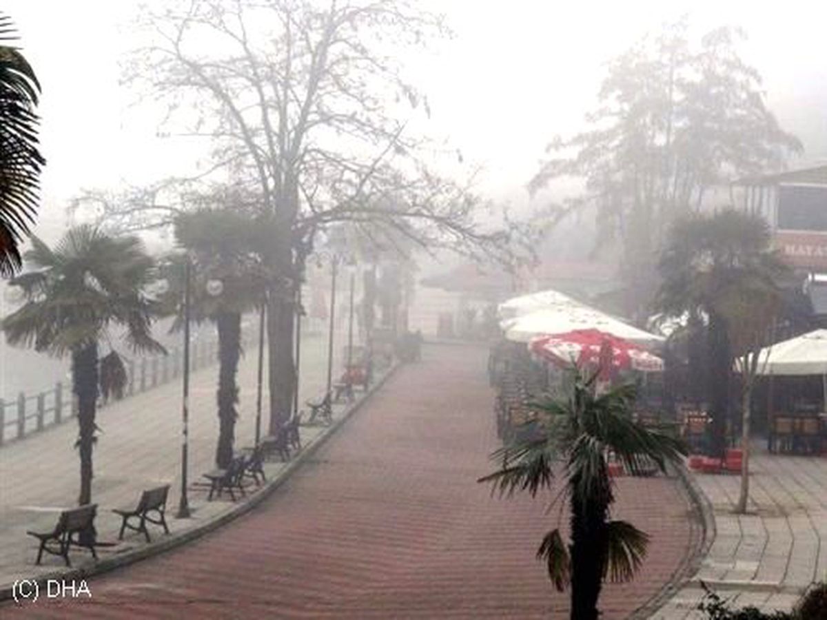 Zonguldak\'ta Sis Etkili Oldu