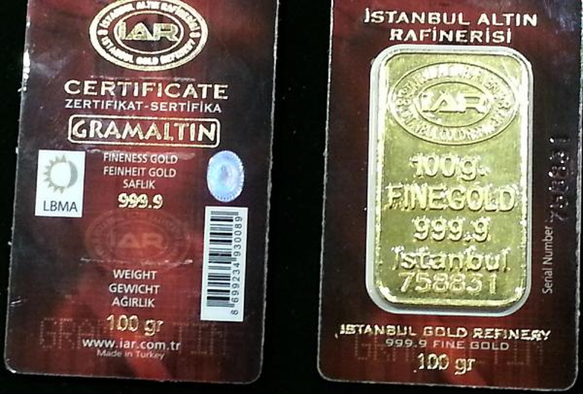 190 Kilo Altın Gümrük Ekiplerine Takıldı