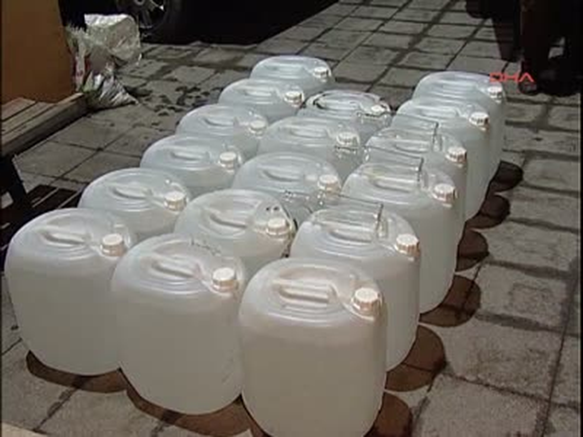 475 Litre Etil Alkol Ele Geçirildi