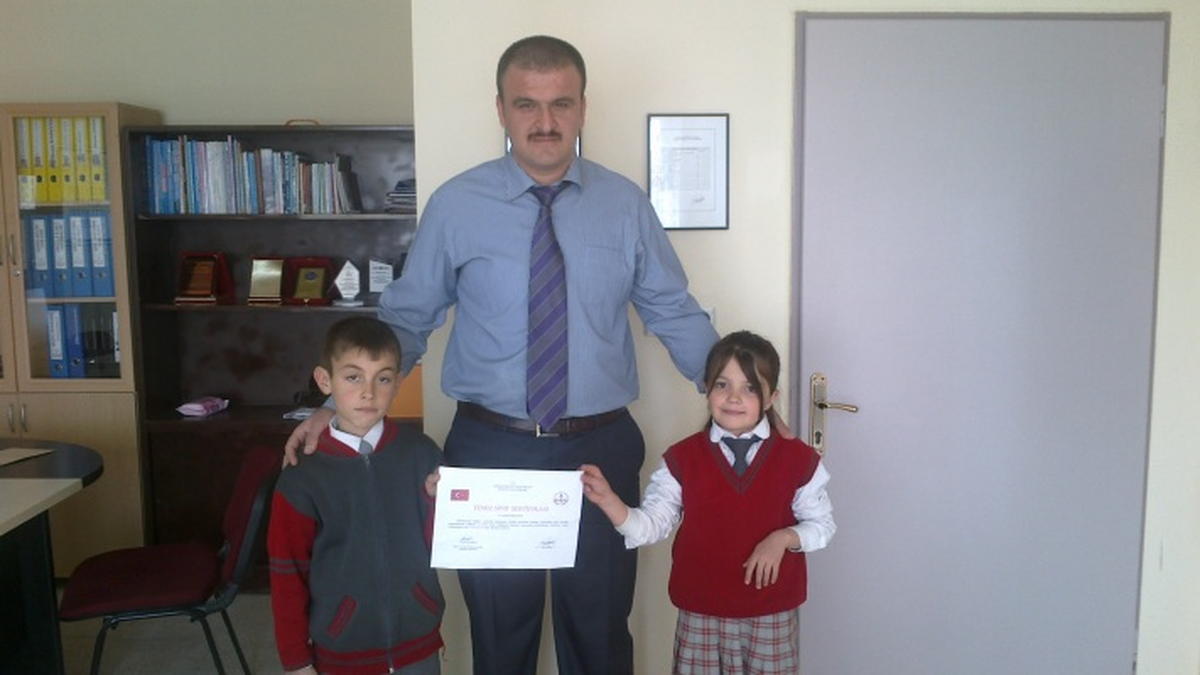 Danişment\'te Haftanın En Temiz Sınıfına Sertifika