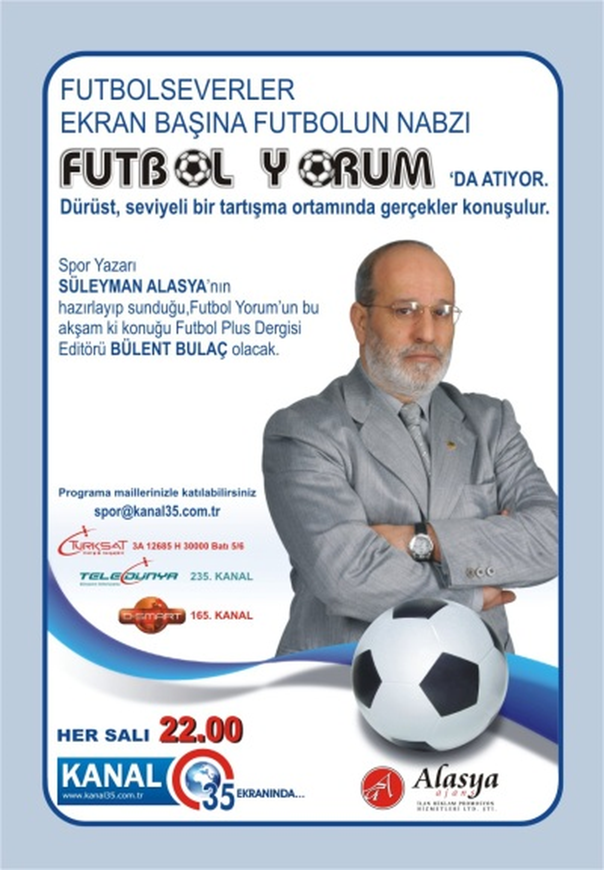 Futbol Yorum Kanal 35 Ekranında